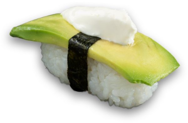 Sushi avocat cheese