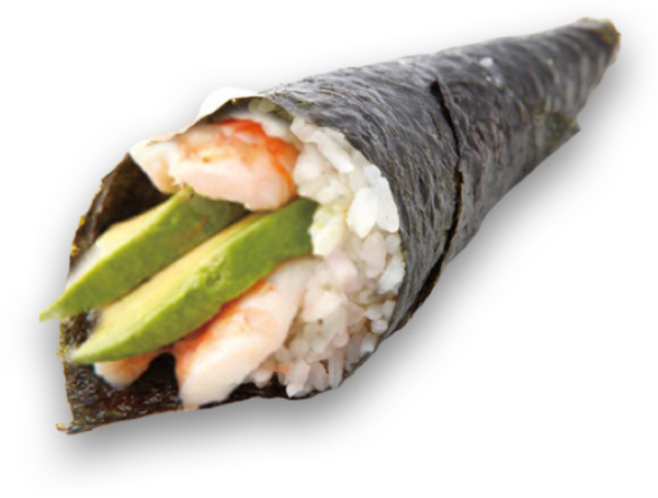 Temaki crevette