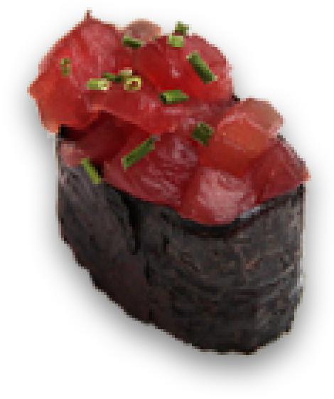 Sushi tartare thon