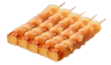 B3 5 brochettes au fromage