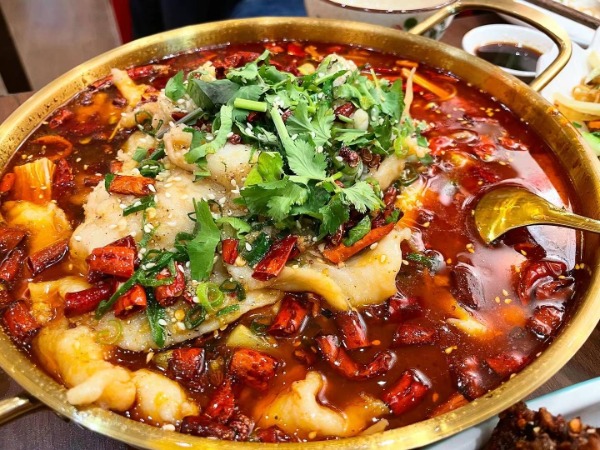 Sichuan hervido de pescado 🌶