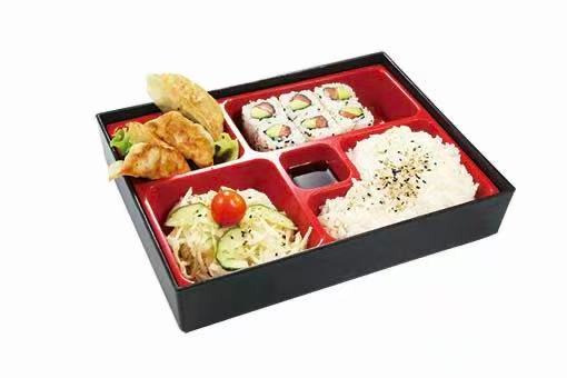 BE3. Bento gyoza california