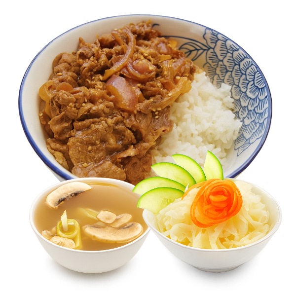 MENU SP7. Riz au boeuf sauté aux oignons