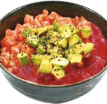 MENU D6. Tartare de saumon, thon et avocat