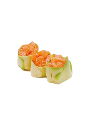 419. Tuilp avocat tartare de saumon 3pcs