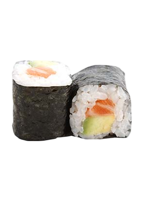 612. Shake avocat maki (saumon, avocat)