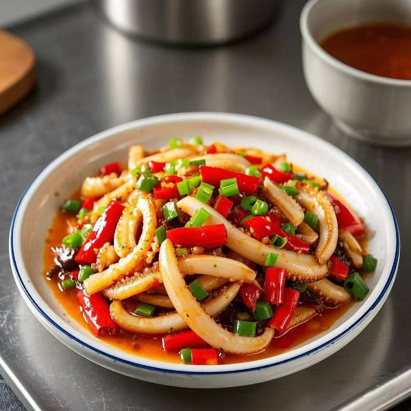 ch59. Spicy Kung Pao squid