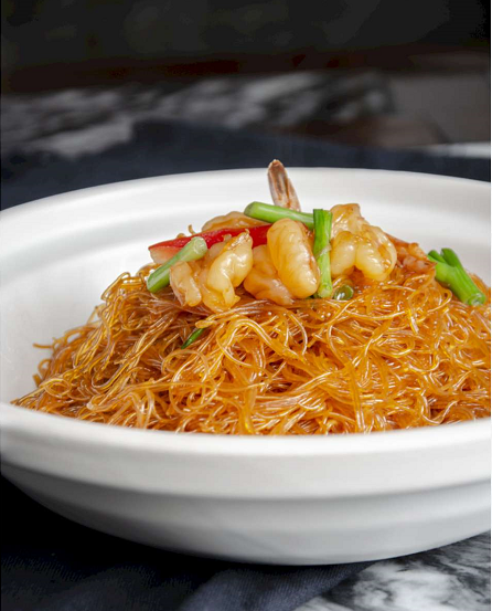 ch28. Glass noodles with shrimp and vegetables