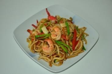 Spaghetti giapponese con verdure