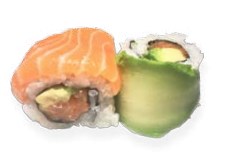 N2. Rainbow saumon roll
