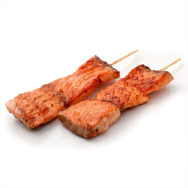 Y9. Brochette saumon 2pcs