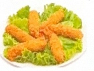 E8. Tempura crevettes (6 pièces)