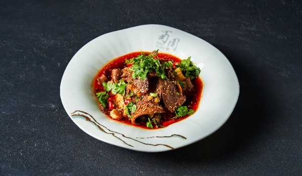 11. Sichuan Sliced beef (rib-eye, heart, tongue, tripe) in chili oil sauce 🌶🌶