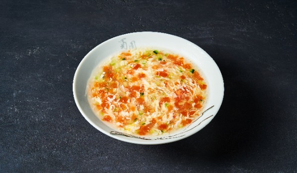 25. Tomato egg drop Soup