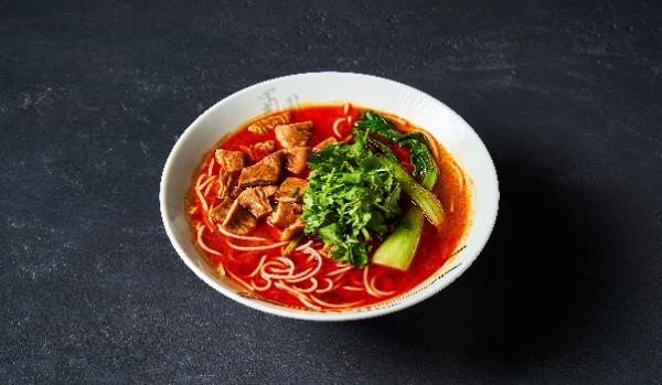 8. Rice noodle soup with pork intestine 🌶