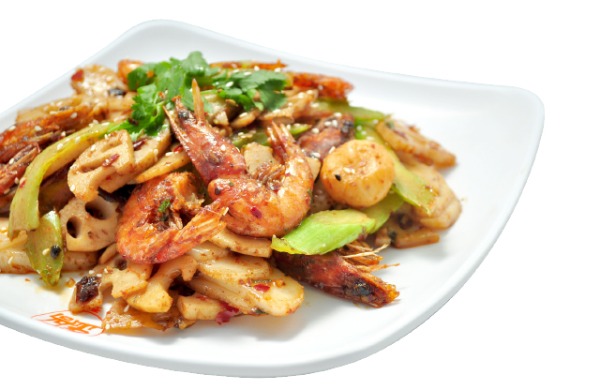 Fried shrimps in Hot Spicy Sauce 招牌香辣虾