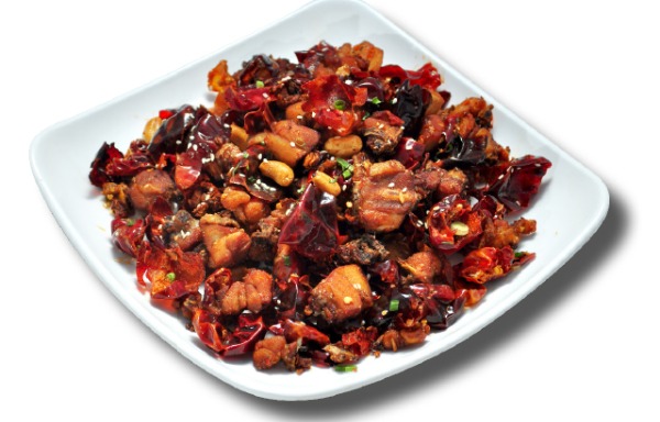 Sautéed Diced Chicken with Chili Pepper, Sichuan Style 山城辣子鸡