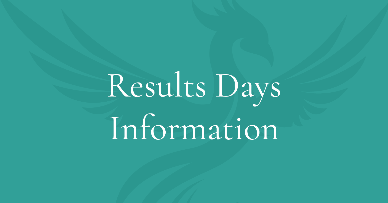 Featured Image for “Results Days Information”