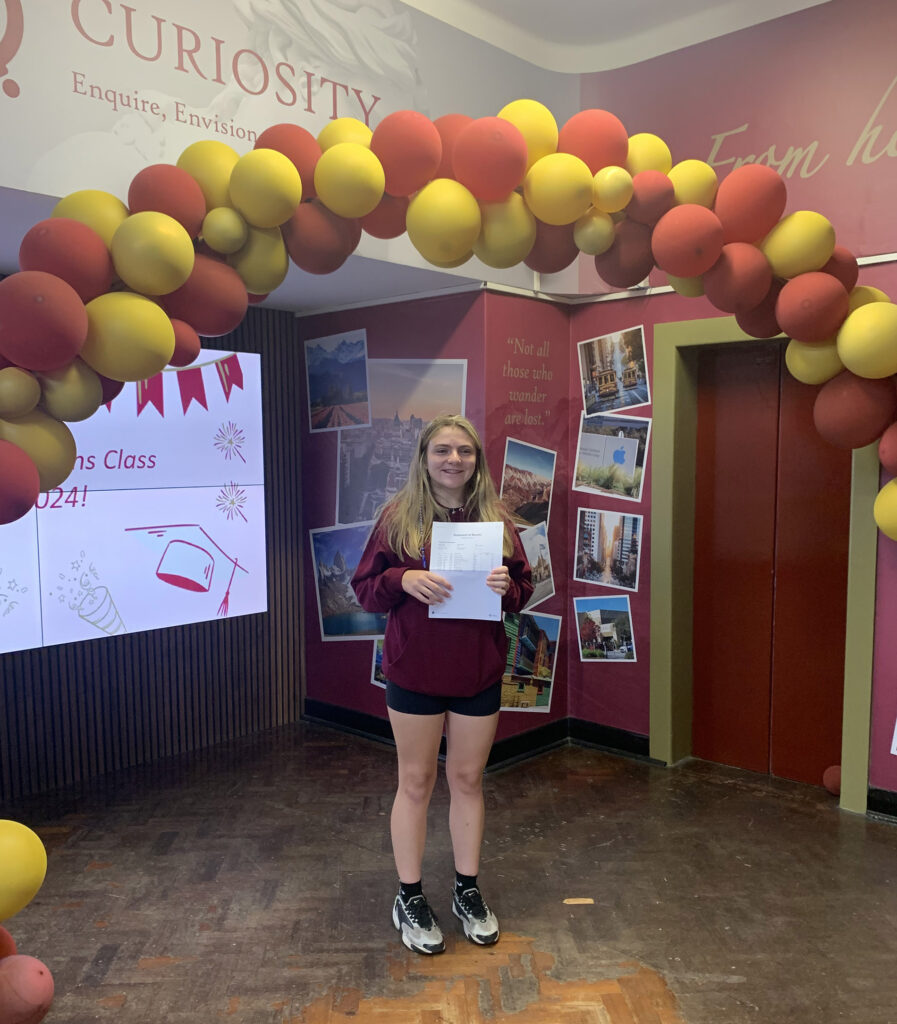 GCSE Results Day 2024 - Charlotte