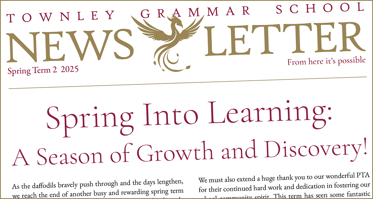 TGS Newsletter Spring Term 2 April 2025