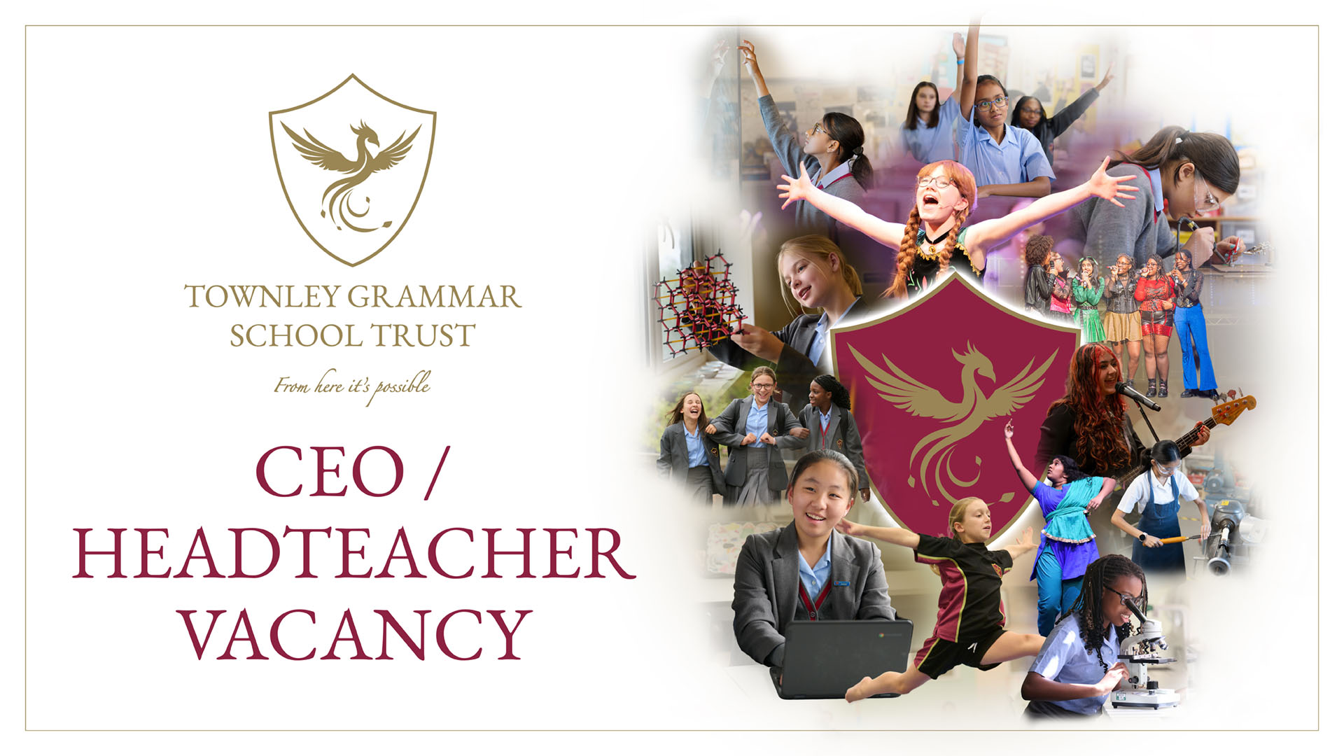Townley Grammar School CEO and Headteacher Vacancy