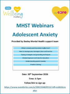 MHST Webinars Adolescent Anxiety