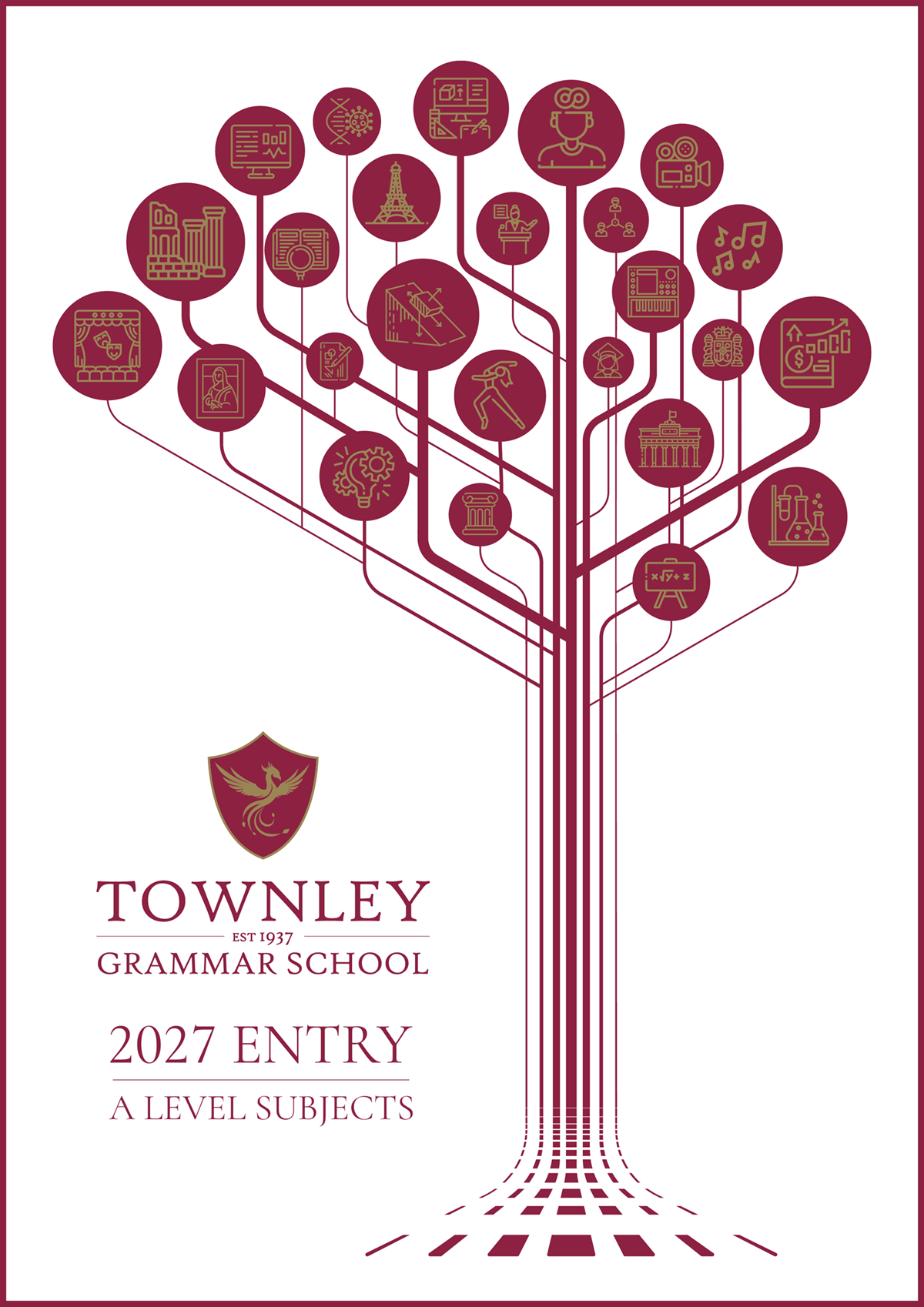 Townley Grammar Sixth Form A-Level Subjects 2027-28