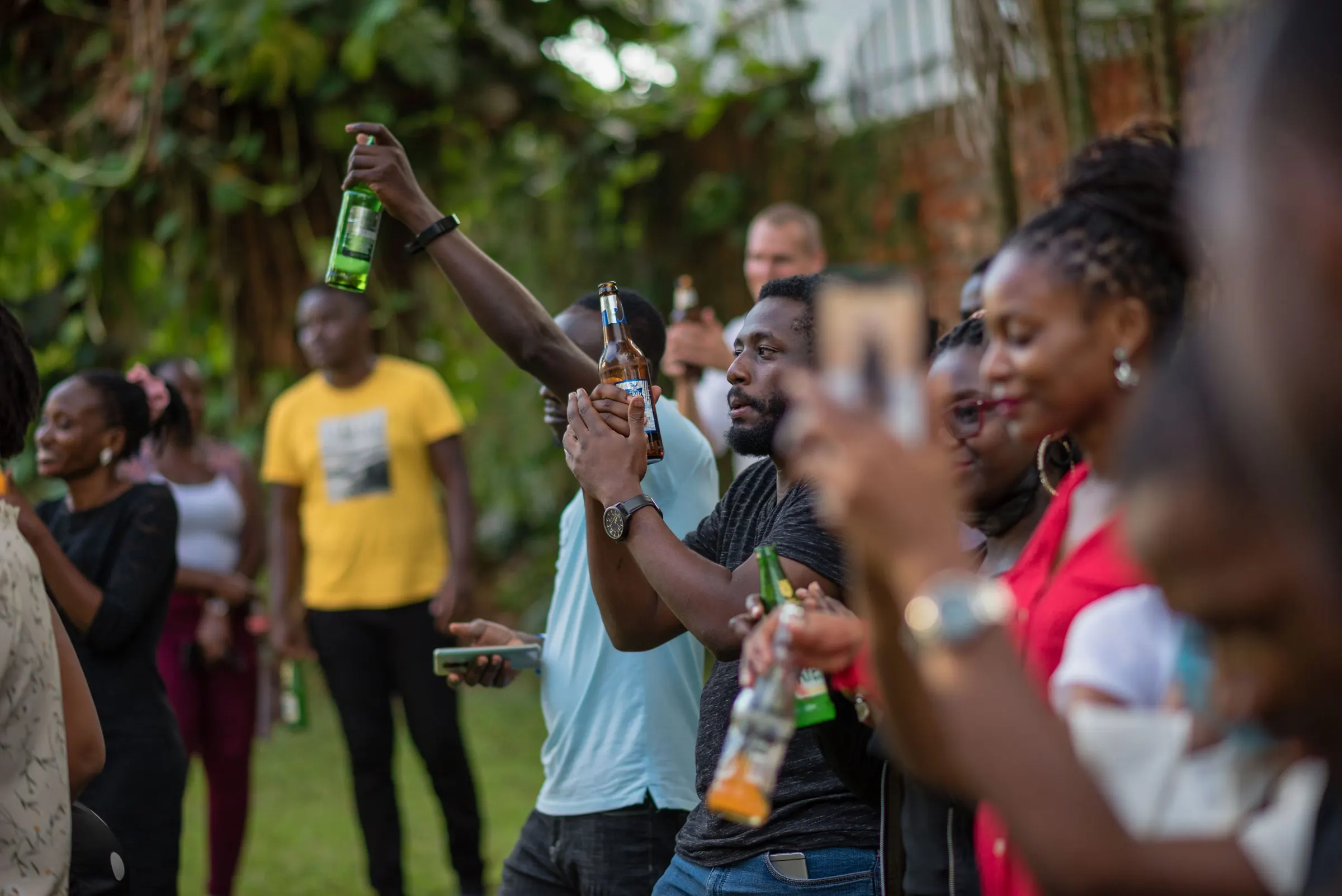 Having a good time – one of Tunga's specialities