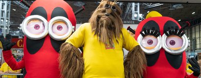A2 Home Page Cosplay Minions Chewbacca Wookie UK Games Expo 2019.jpg