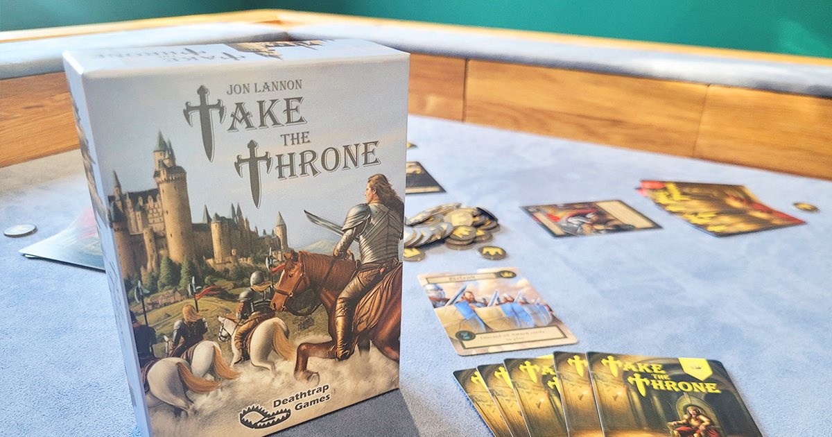 Take the Throne will be making its UKGE debut in 2024 UK Games Expo