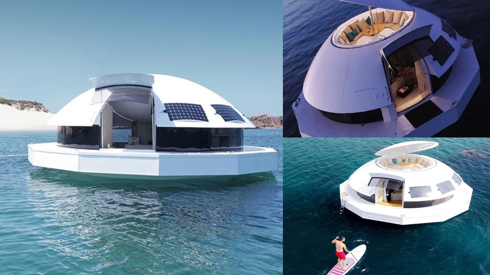Anthenea, un curioso loft flotante...