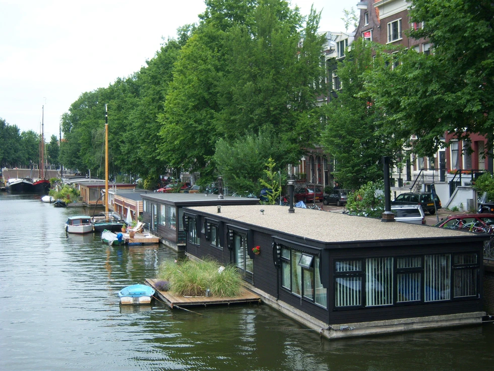 Las casas flotantes de Ámsterdam
