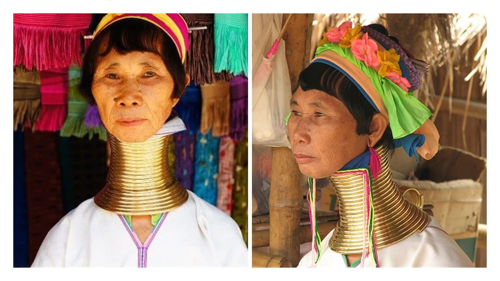 Las mujeres Padaung o mujeres jirafa...