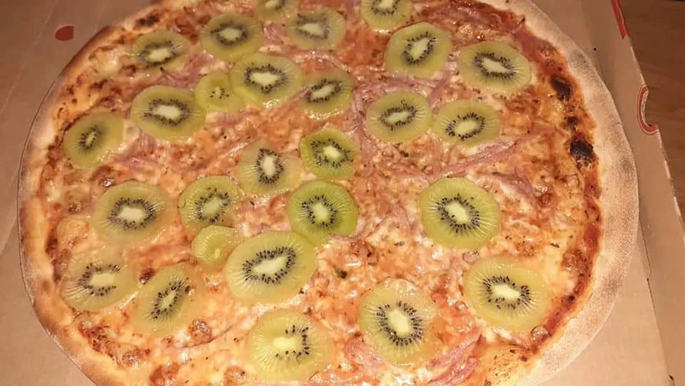 Pizza de kiwi... ¿te atreverías a probarla?