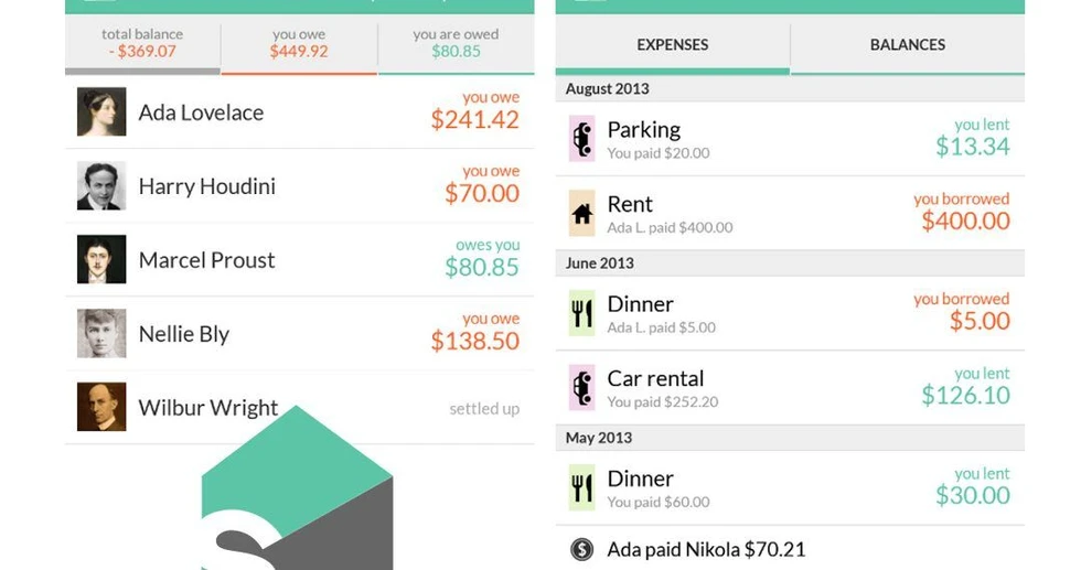 Una aplicación muy interesante para gestionar los gastos compartidos entre varias personas