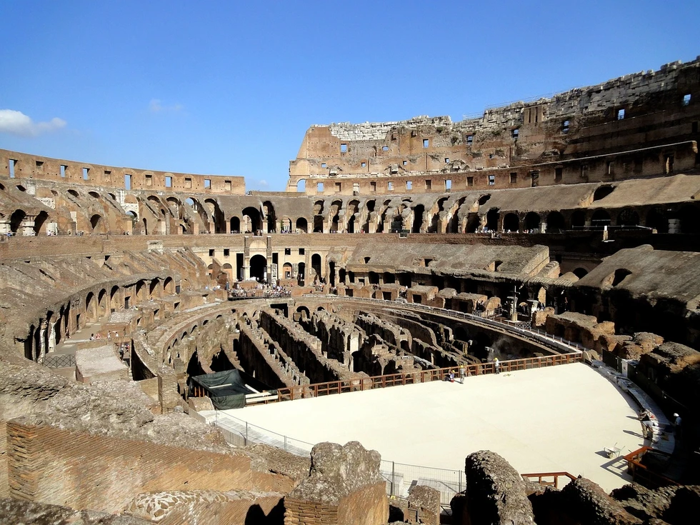 ¿Cómo se construyó el Coliseo romano?