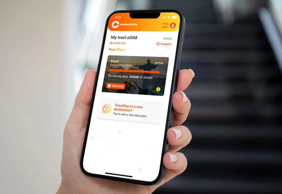 Obtén tu eSIM internacional, actívala y recárgala con esta aplicación