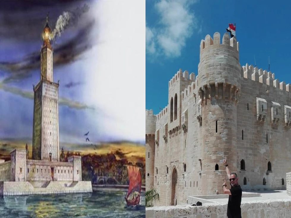 El mítico Faro de Alejandría, ayer y hoy...