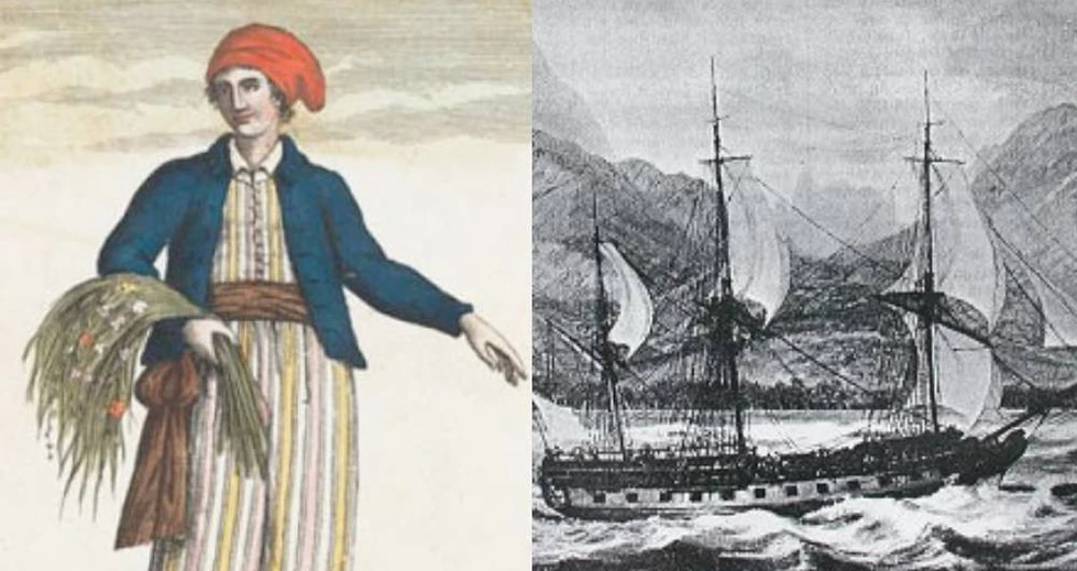 Jeanne Baret, la primera mujer en dar la vuelta al mundo navegando...disfrazada de hombre!