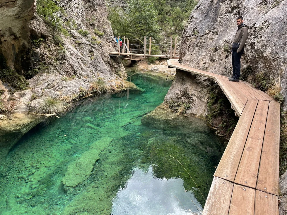 Paseo por la pasarela de El Parrizal