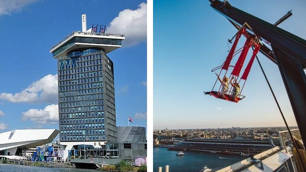 ¿Les gustaría "volar" sobre Ámsterdam?