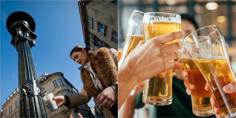 Fuentes públicas de cerveza: en Eslovenia sí que saben...