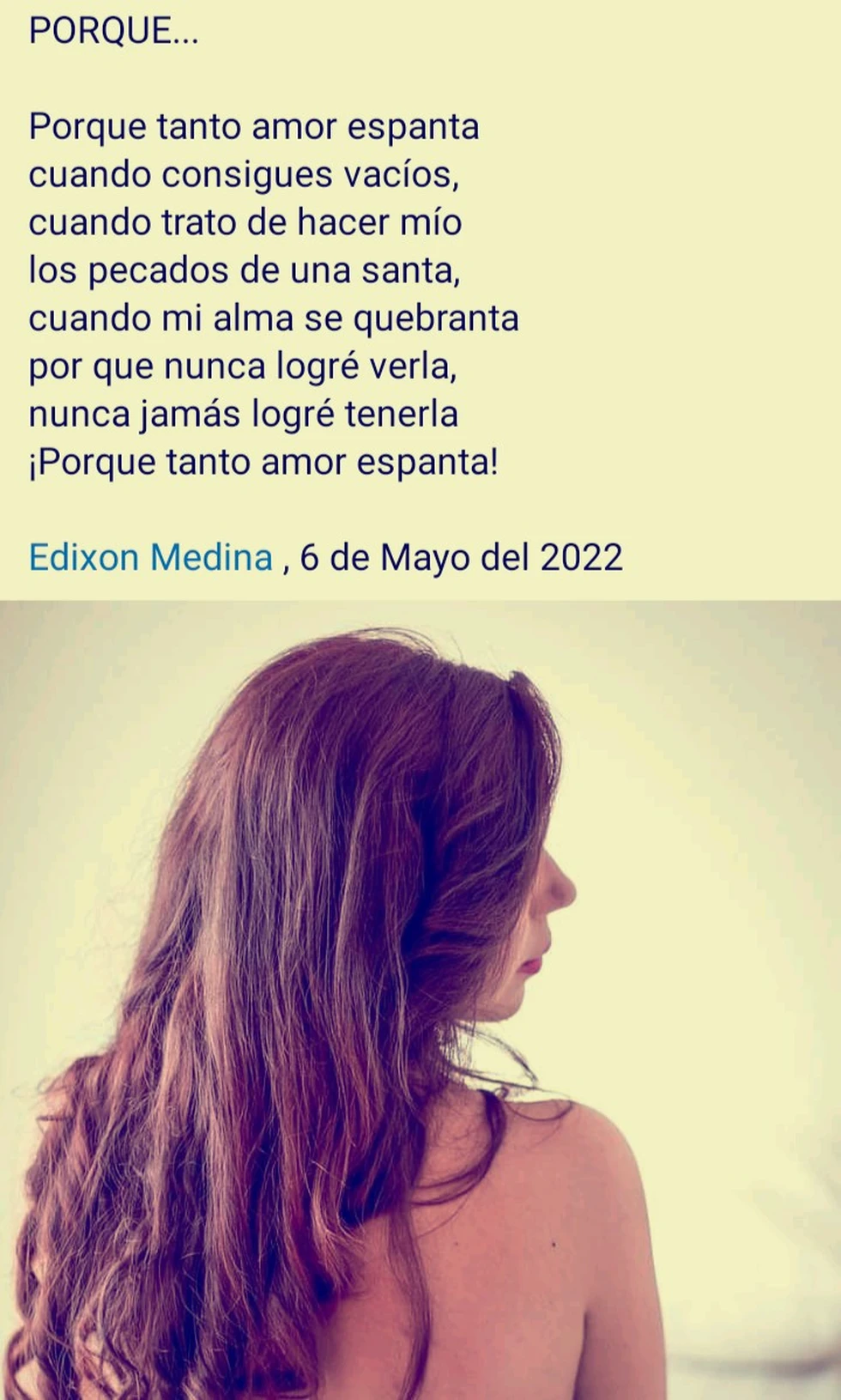 Poesía del 6 de Mayo del 2022