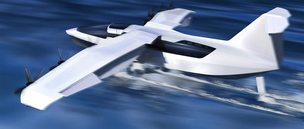 Un ferry volador para comunicar ciudades costeras, cómodo y sostenible