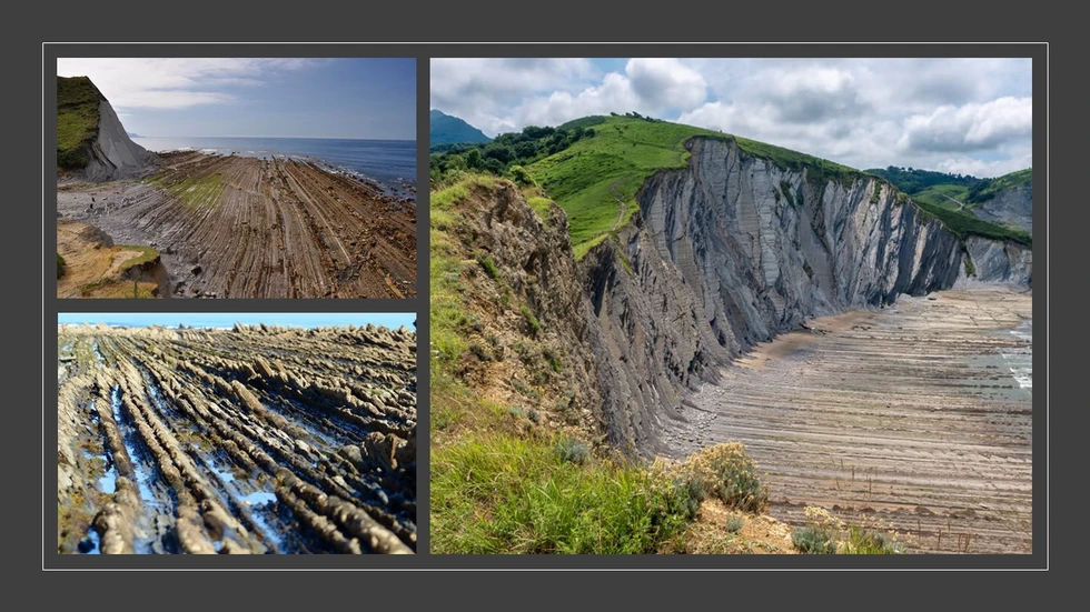 La curiosa playa de Sakoneta, en el País Vasco...