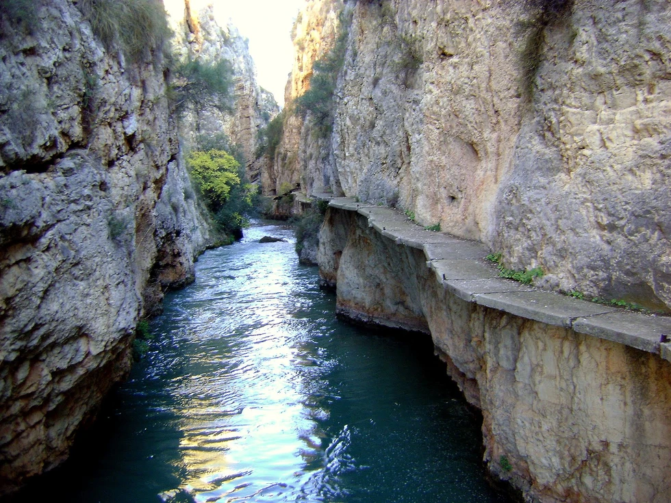 Un pintoresco paraje en Murcia...