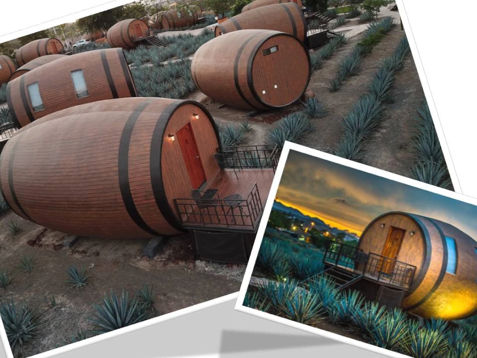 ¿Dormir en barricas de tequila? Si, el lugar existe...