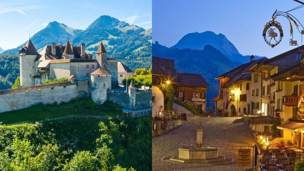 Gruyères, precioso pueblo medieval suizo...