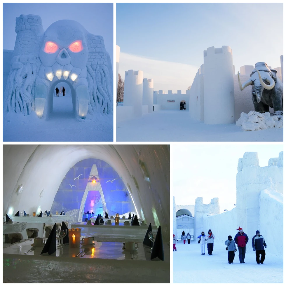 La gran "fortaleza de nieve" finlandesa...