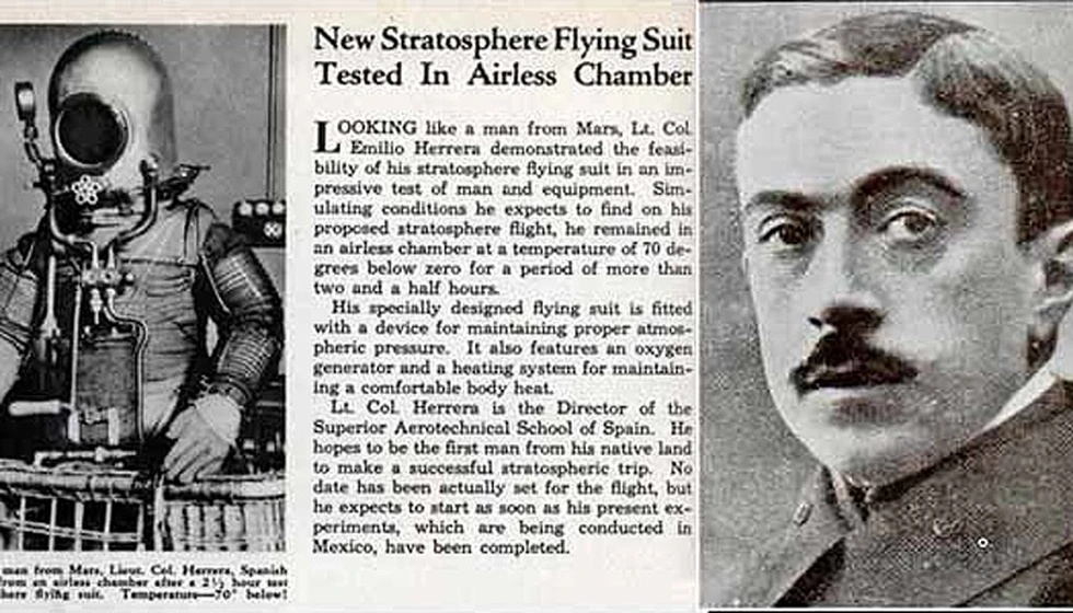 ¿Quién diseñó el primer traje espacial?